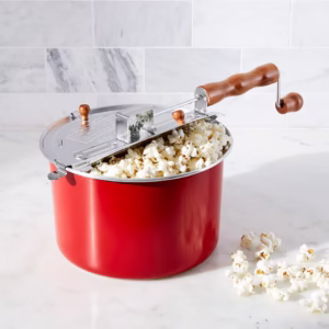 Red Stovetop Popcorn Popper