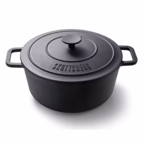 Skottsberg 28cm Cast Iron Round Casserole with Lid