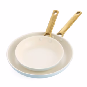 GreenPan Padova Light Blue Ceramic Fry Pan Set